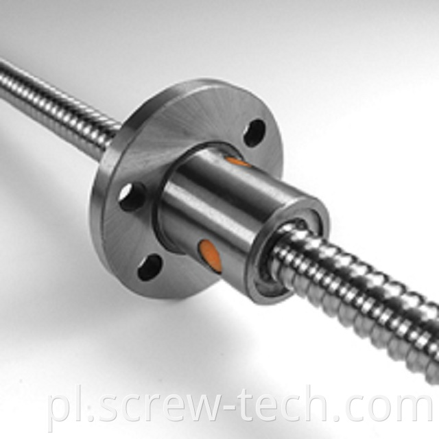 Diameter 10mm pitch 3mm left threaded hand ball screw 1003 with flange nut.jpg